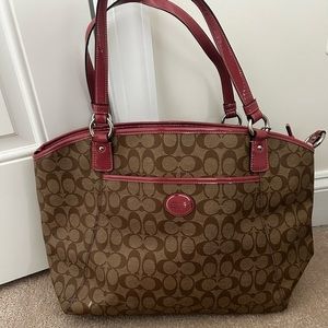 Coach work bag- big enough for laptop